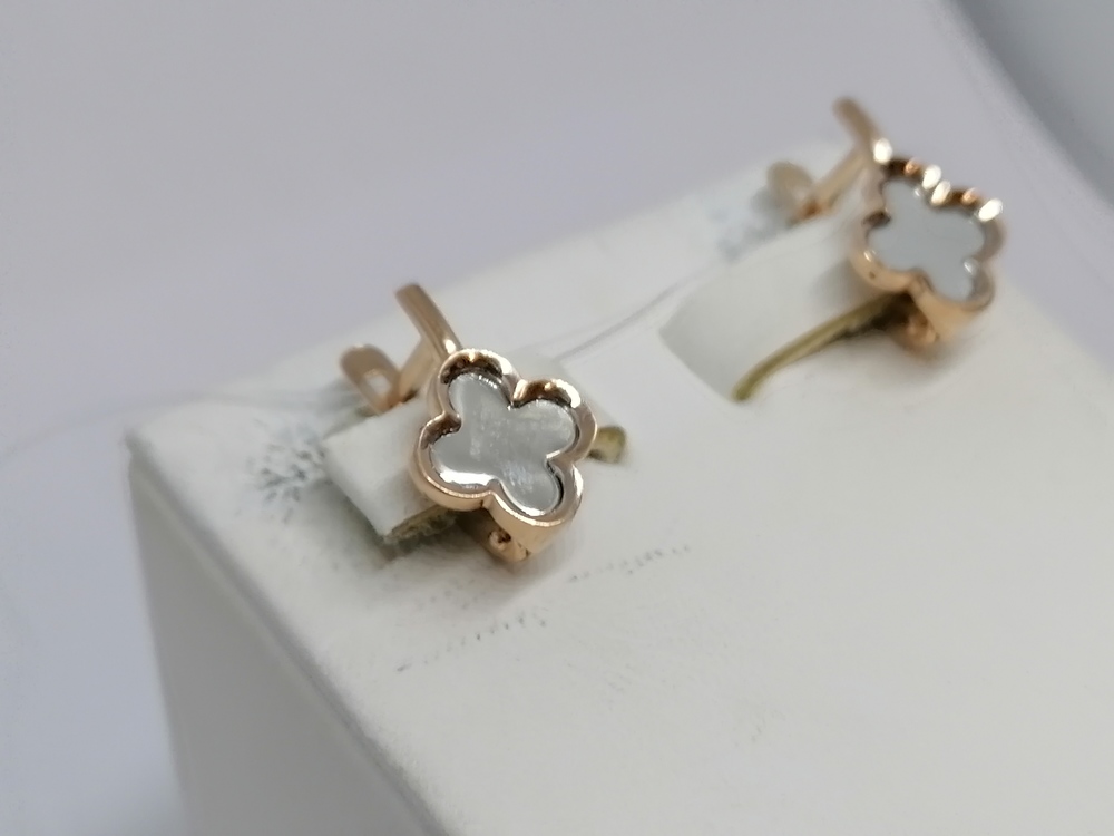 СЕРЬГИ БЕЗ КАМНЯ (Au 585)