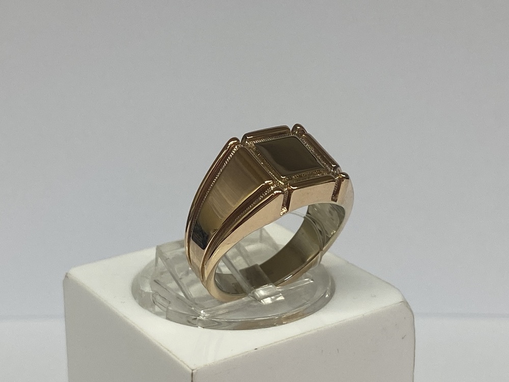 КОЛЬЦО ПЕЧАТКА без камня (Au 585)