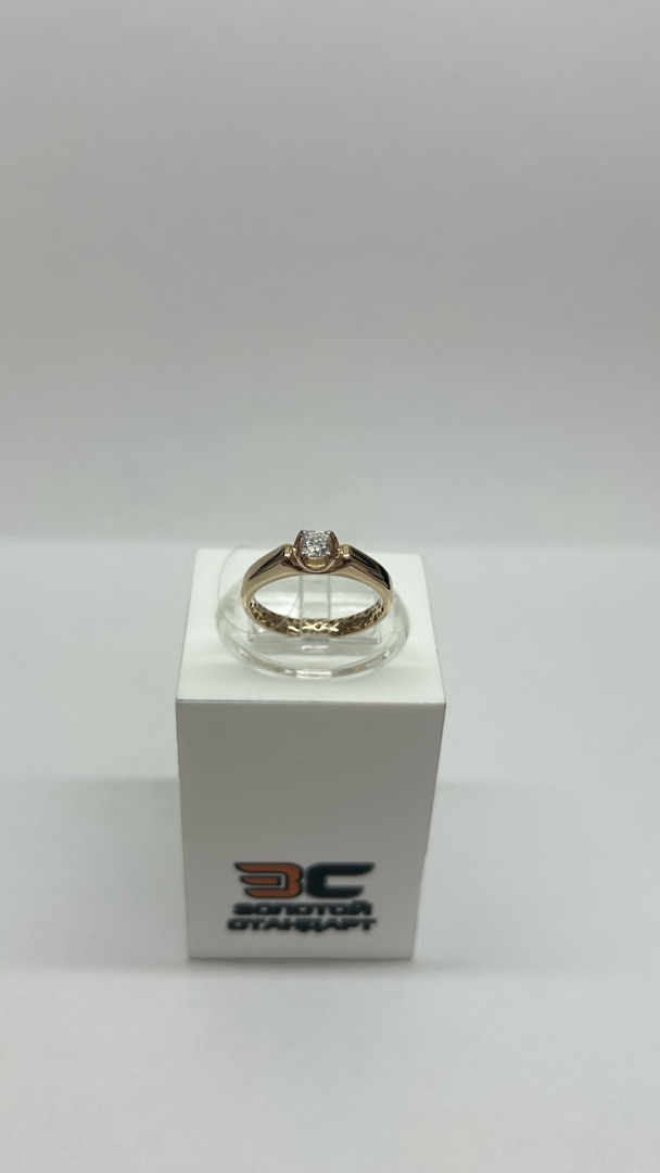 КОЛЬЦО С КАМНЕМ (Au 585)