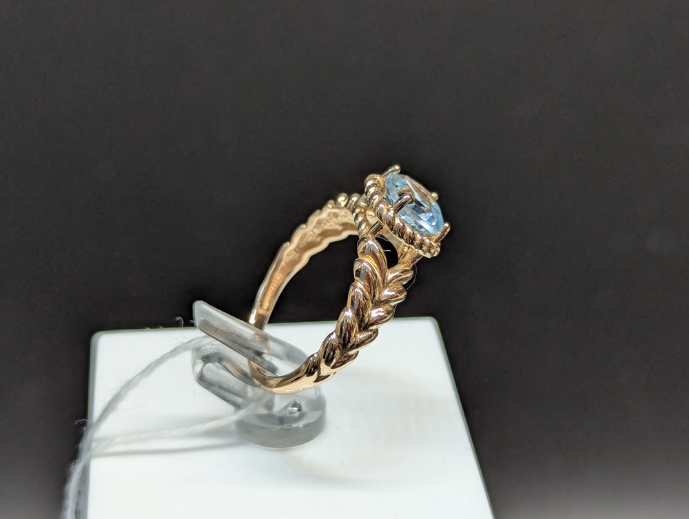 КОЛКМ585 КОЛЬЦО С КАМНЕМ (Au 585)