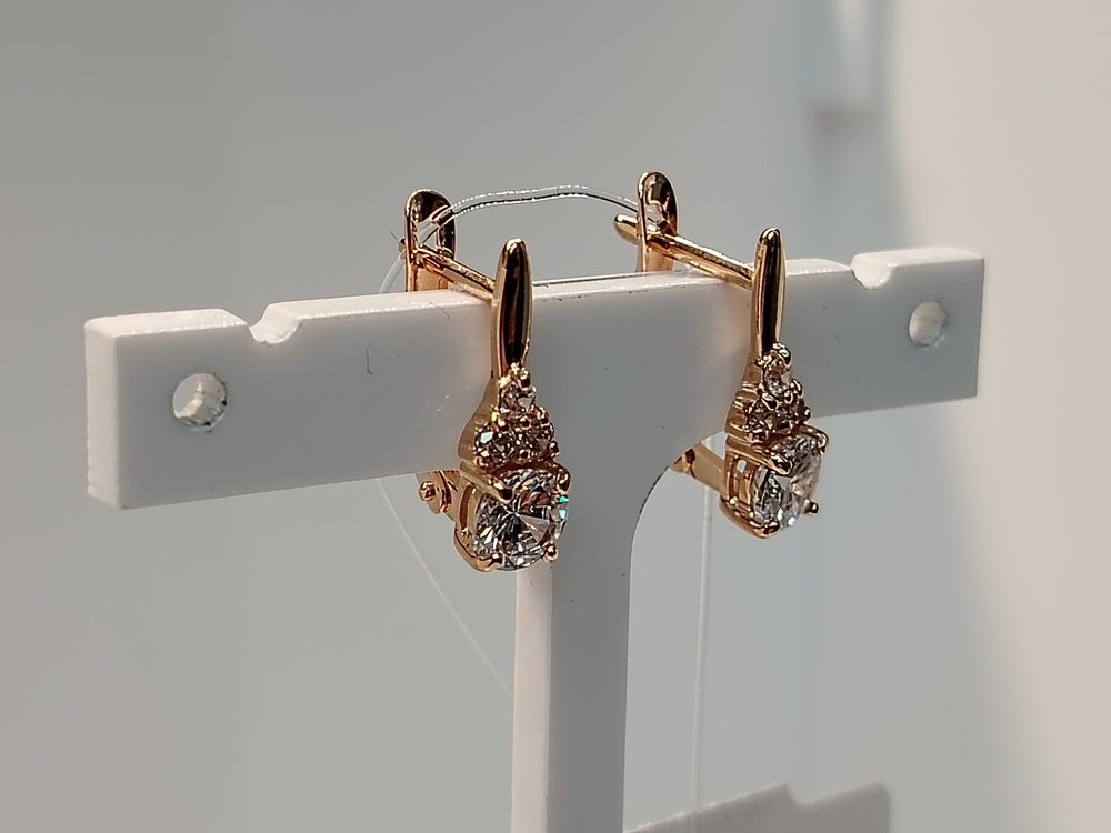 СЕРЬГИ С КАМНЯМИ (Au 585)