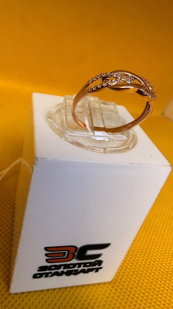 КОЛКМИ585 КОЛЬЦО С КАМНЯМИ (Au 585)