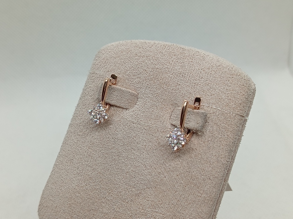 СЕРЬГИ С КАМНЯМИ (Au 585)