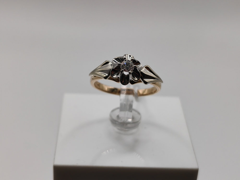 КОЛЬЦО БРИЛЛИАНТ Au 585