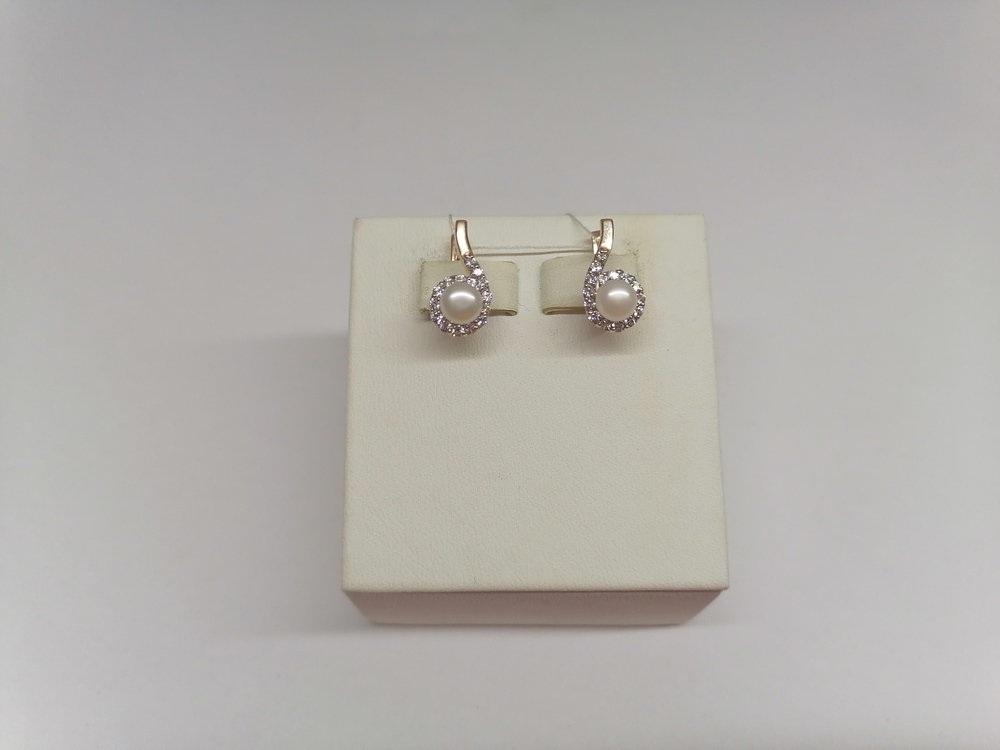 СЕРЬГИ С КАМНЯМИ (Au 585)