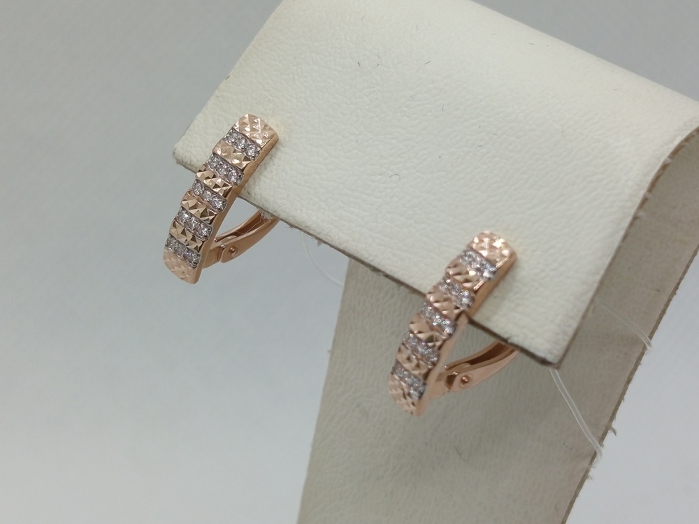 СЕРЬГИ С КАМНЯМИ (Au 585)