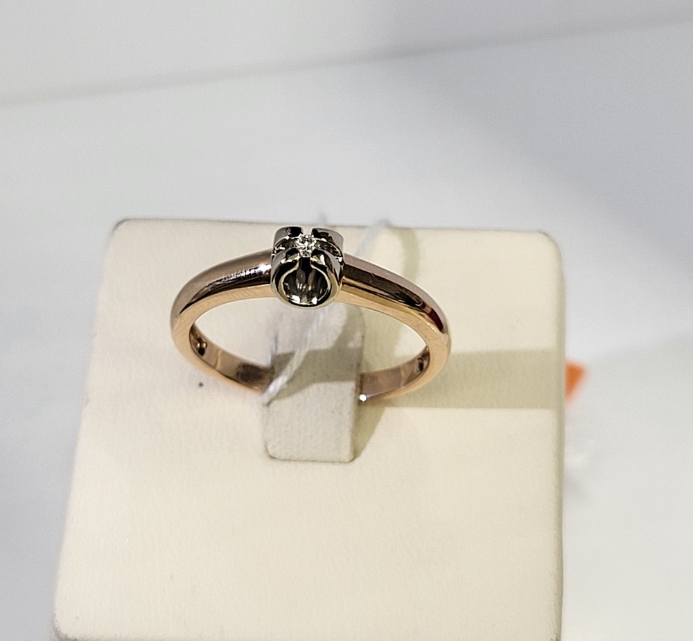 КОЛЬЦО БРИЛЛИАНТ Au 585