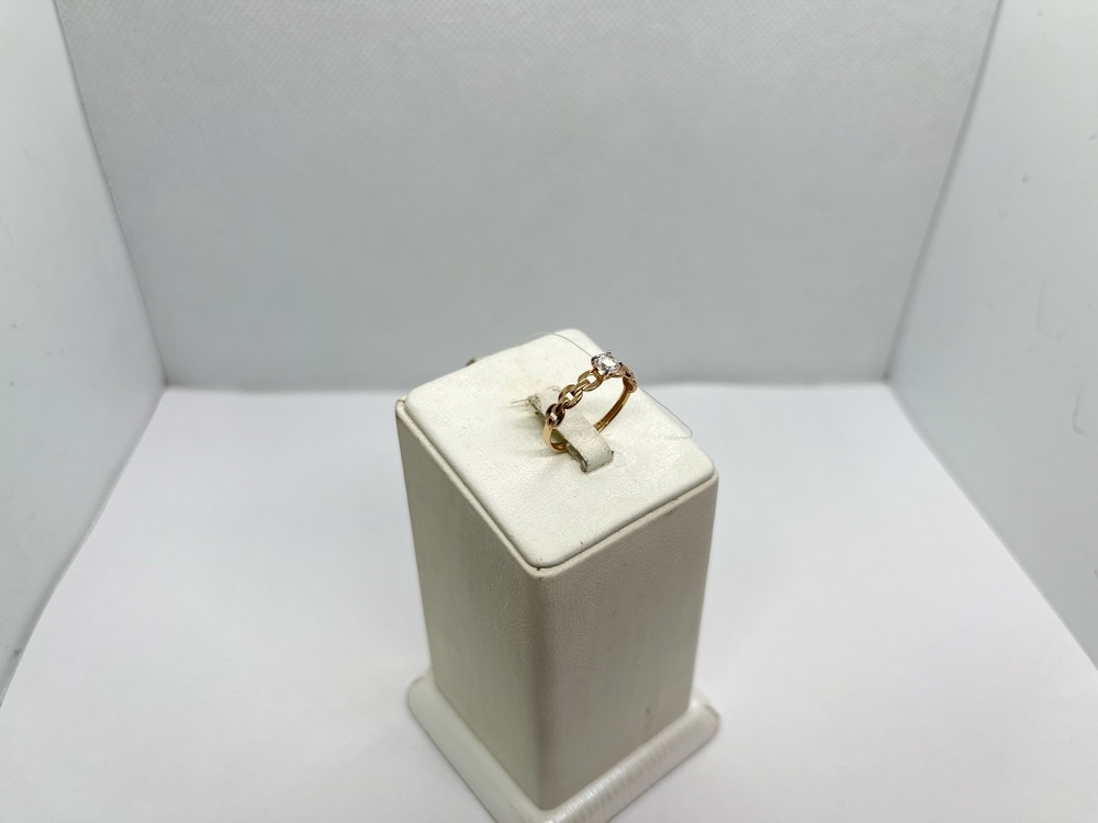 КОЛЬЦО С КАМНЕМ (Au 585)