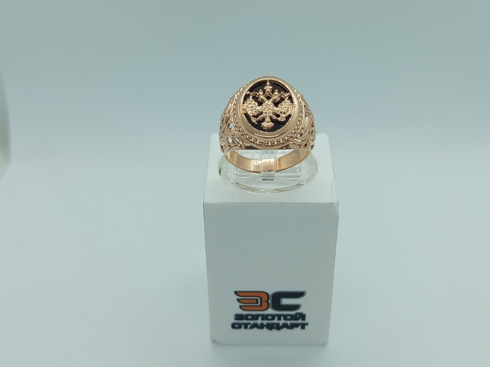 КОЛЬЦО ПЕЧАТКА с камнем (Au 585)