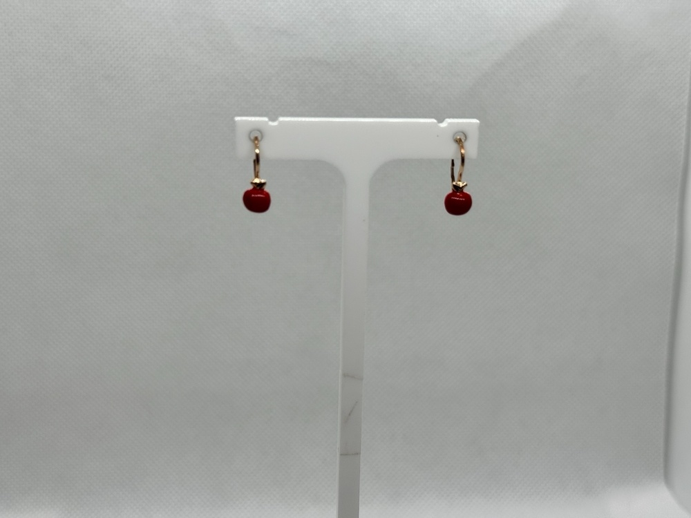 СЕРЬГИ С КАМНЕМ (Au 585)