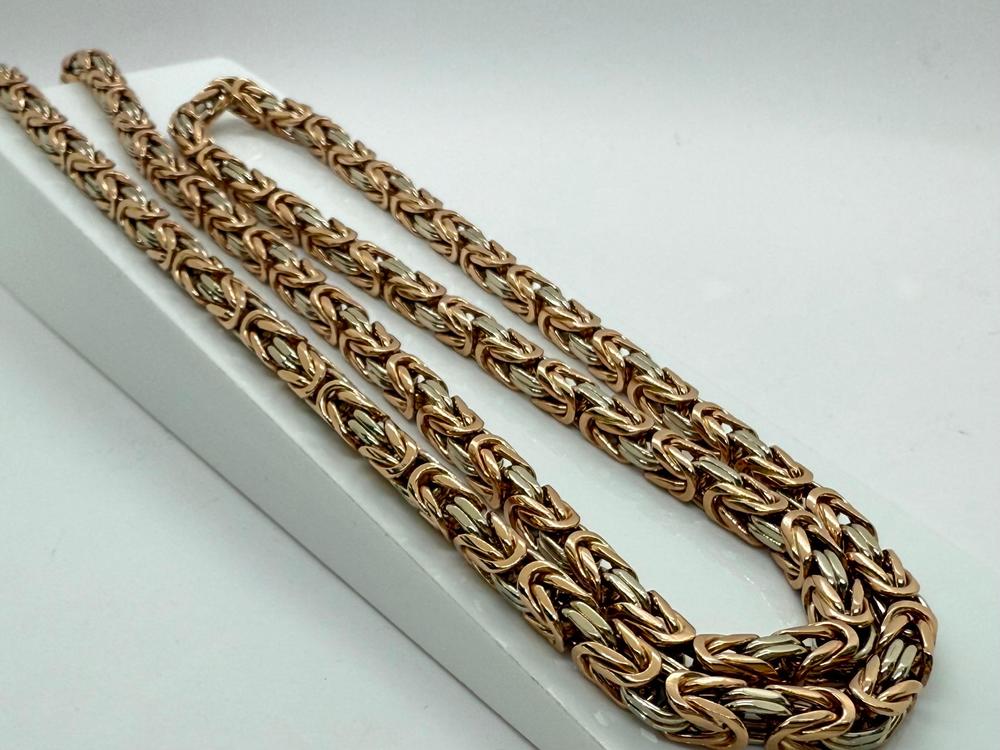 ЦЛМК585 ЦЕПЬ ПОЛНОВЕСНАЯ Мальвина королевская(лисий хвост) (Au 585)