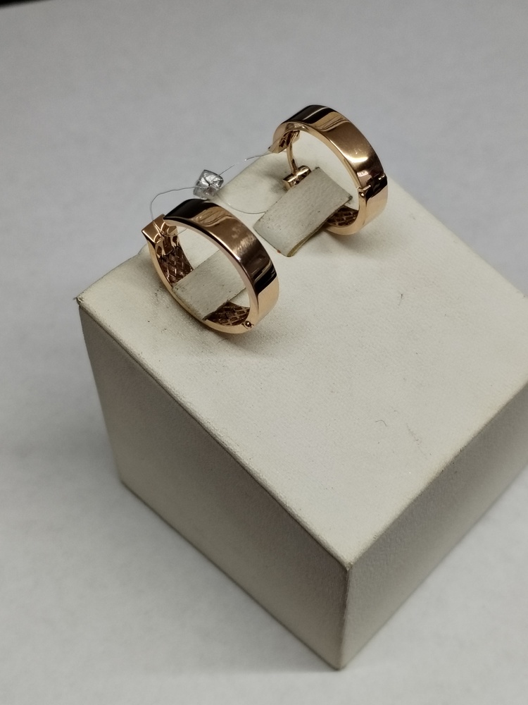 СЕРЬГИ БЕЗ КАМНЯ (Au 585)