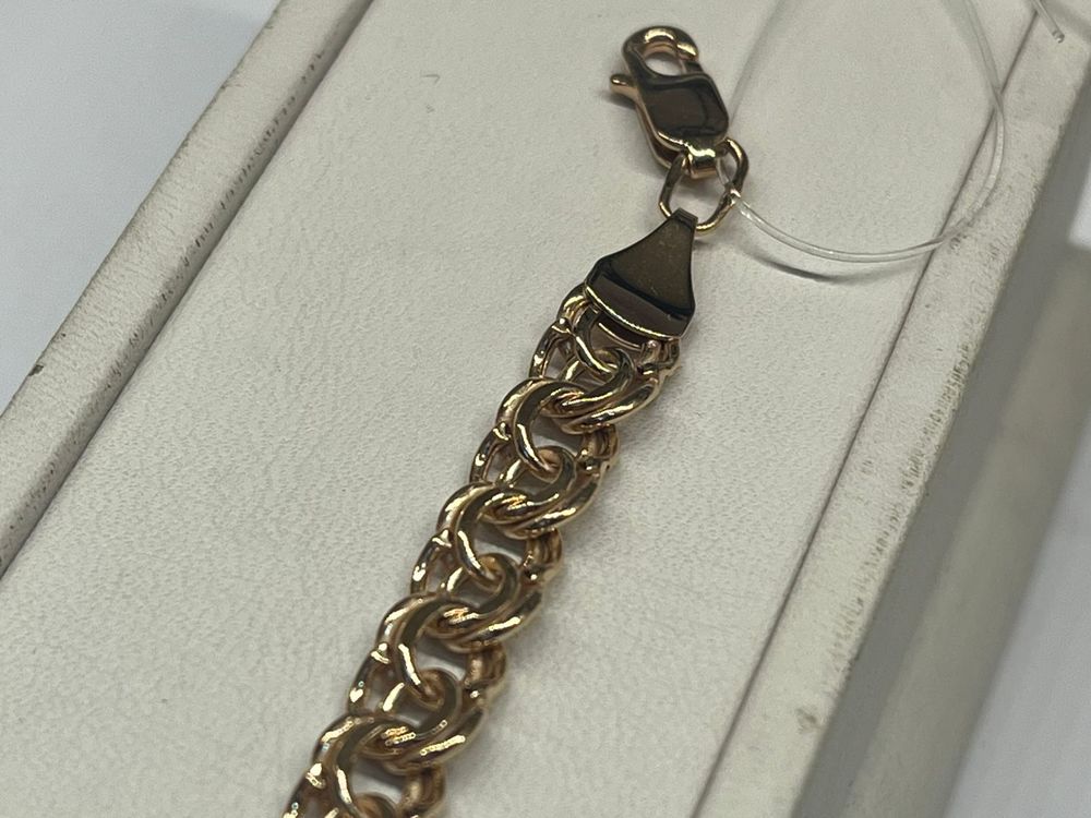 БРАСЛЕТ ПУСТОТЕЛЫЙ Бисмарк (Au 585)