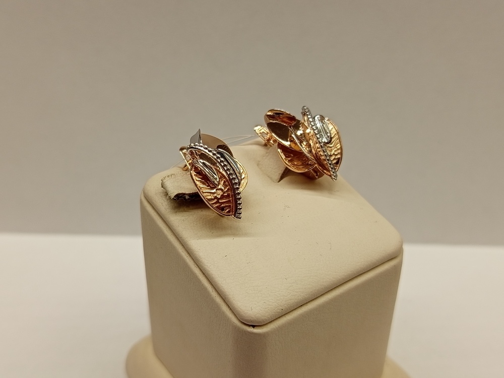 СЕРЬГИ БЕЗ КАМНЯ (Au 585)