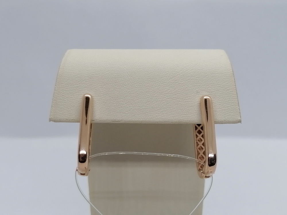 СЕРЬГИ БЕЗ КАМНЯ (Au 585)