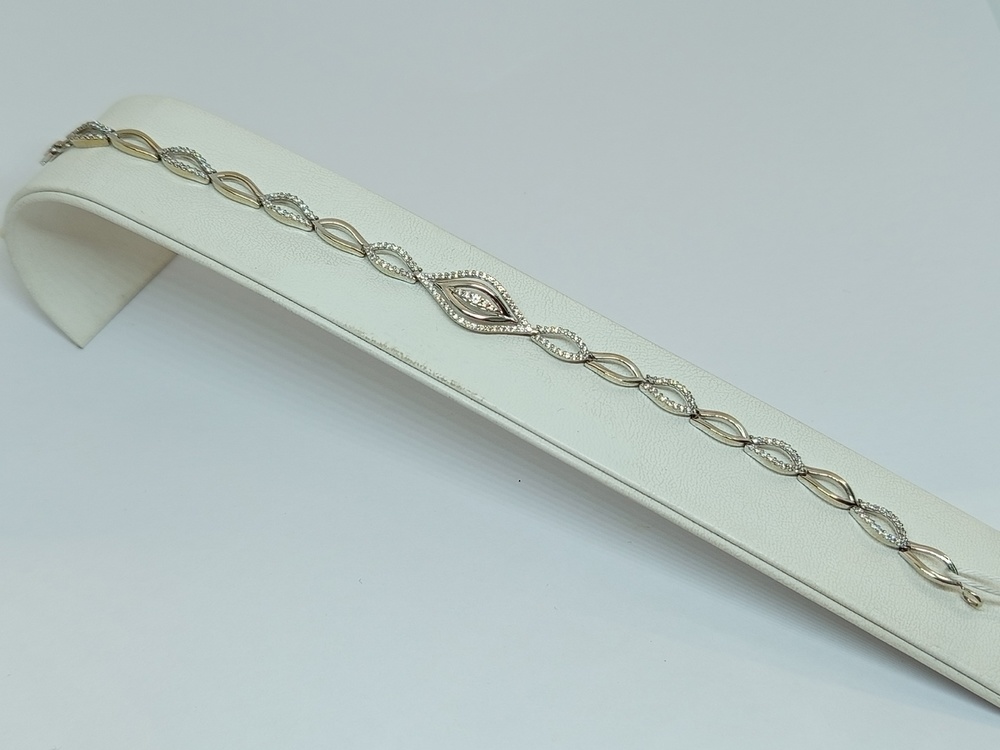 БРАСЛЕТ С КАМНЯМИ (Au 585)