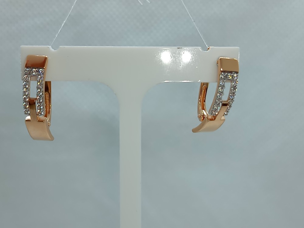 СЕРЬГИ С КАМНЯМИ (Au 585)