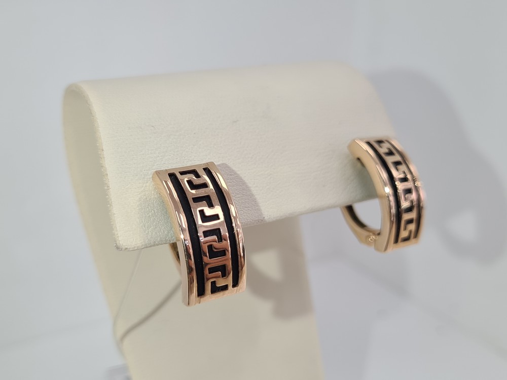 02294К СЕРЬГИ КАУЧУК (Au 585)