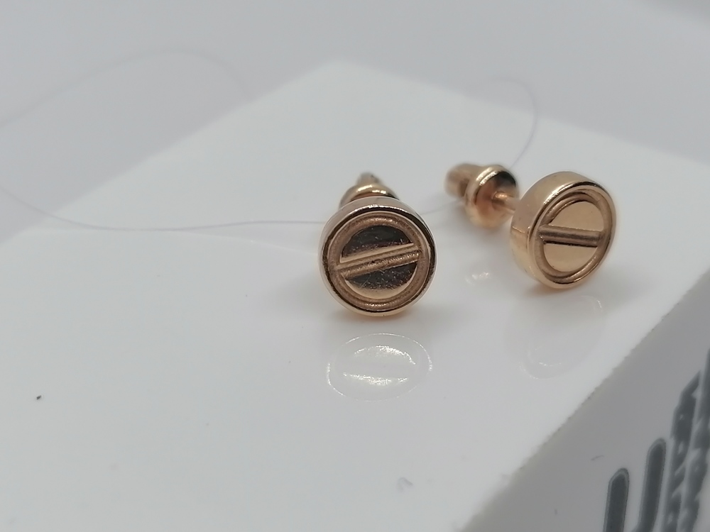 СЕРЬГИ ПУСЕТЫ без камня (Au 585)