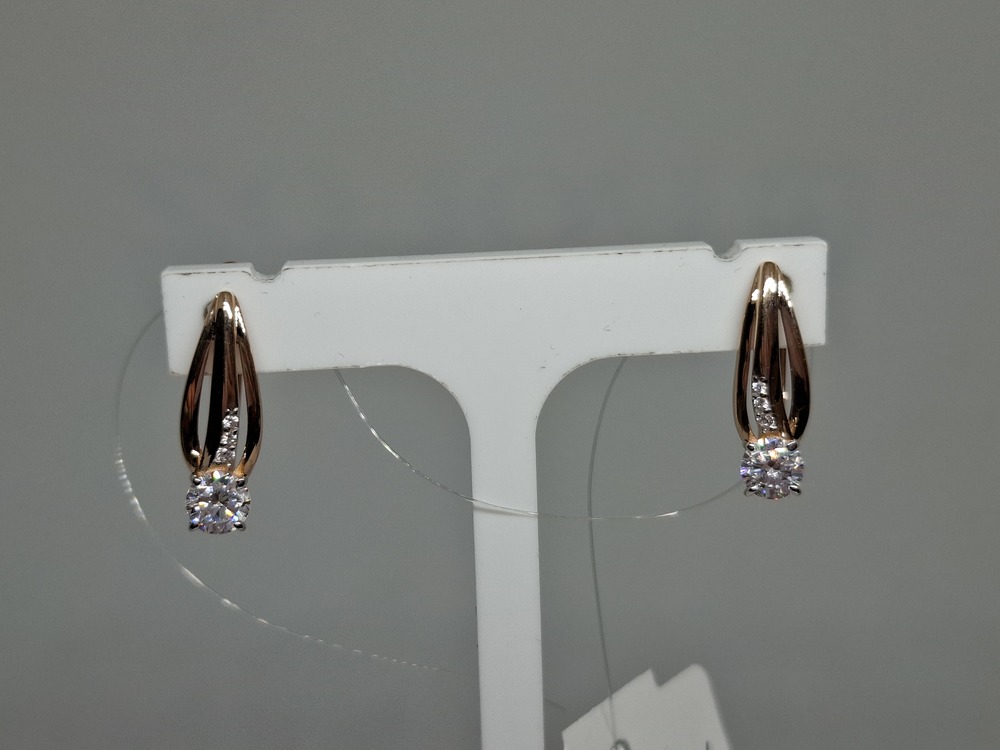 СЕРЬГИ С КАМНЯМИ (Au 585)