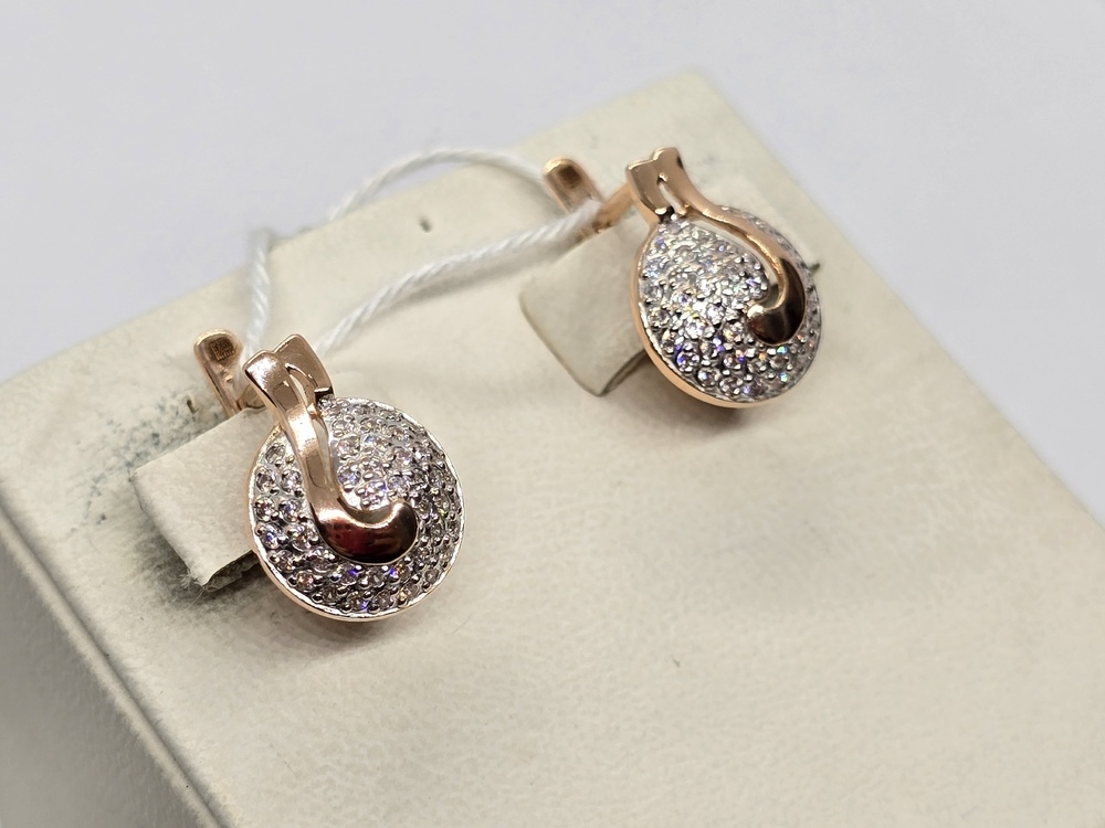 СЕРЬГИ С КАМНЯМИ (Au 585)