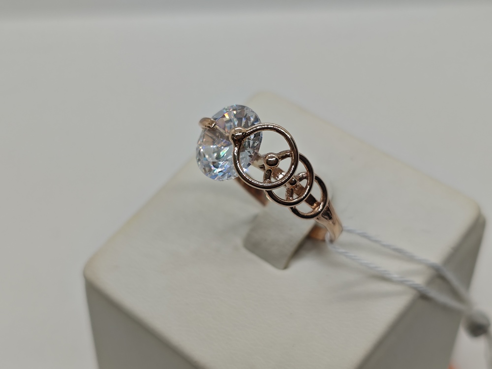 КОЛЬЦО С КАМНЕМ (Au 585)