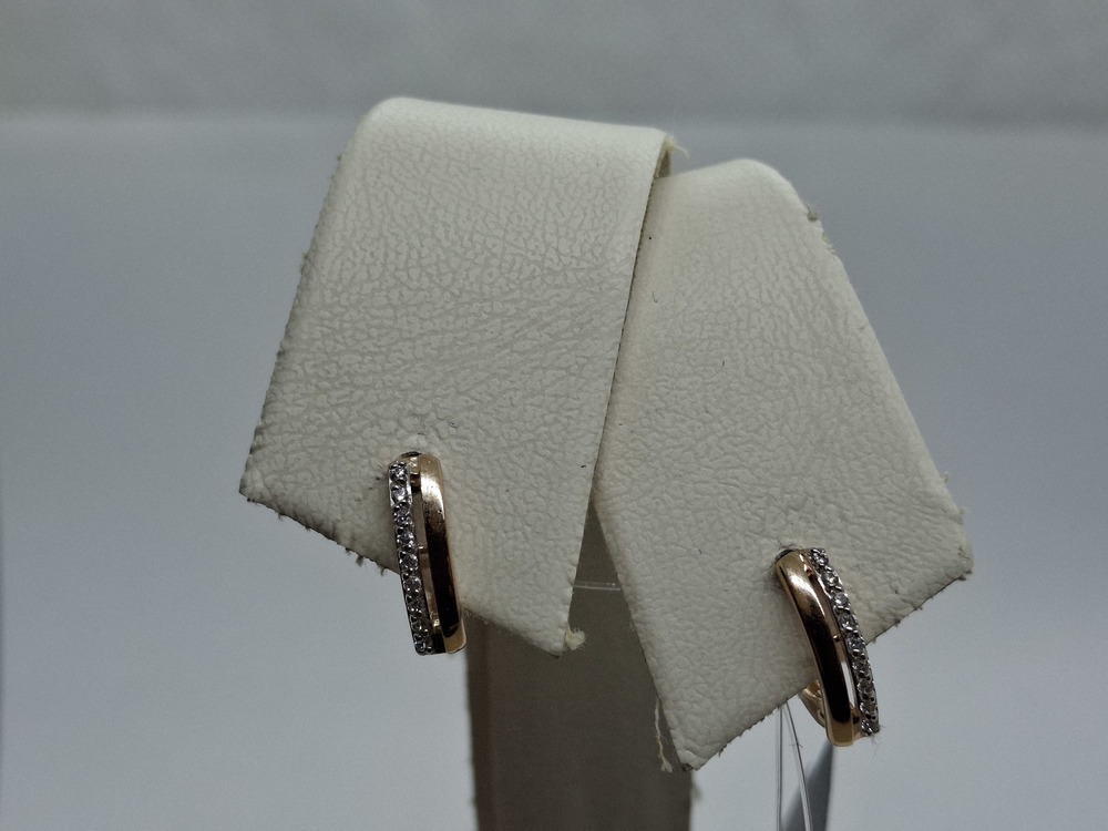 СЕРЬГИ С КАМНЯМИ (Au 585)