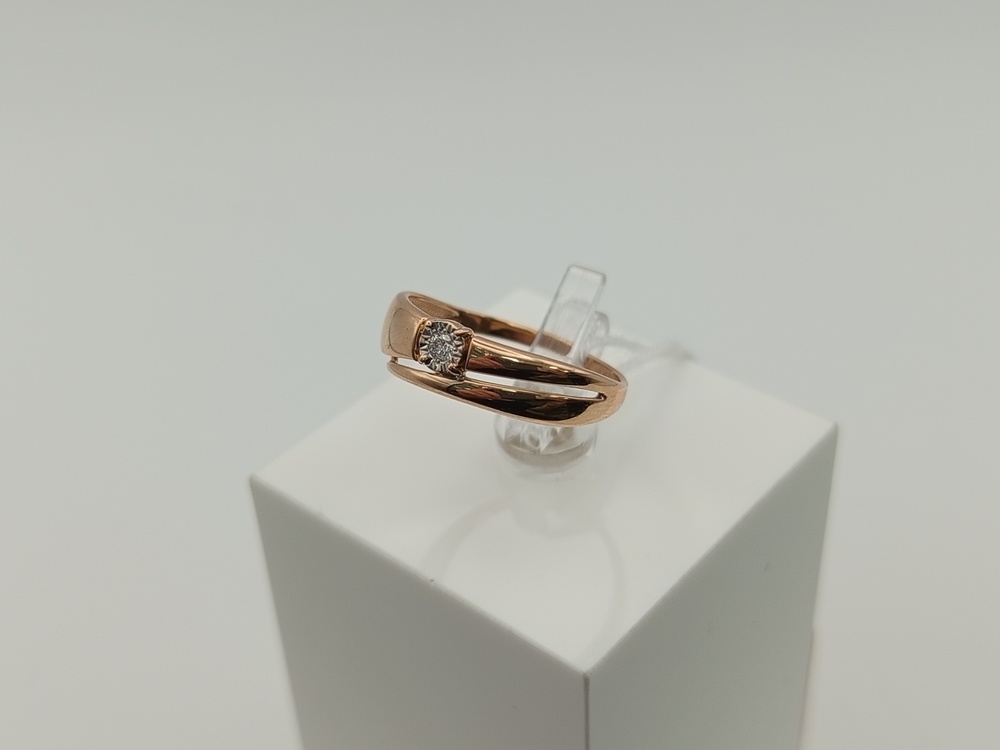 КОЛЬЦО БРИЛЛИАНТ Au 585