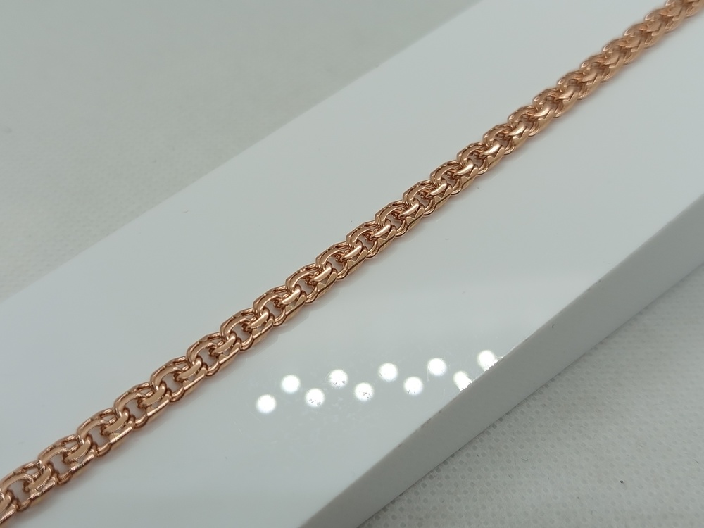 БЛБ585 БРАСЛЕТ ПОЛНОВЕСНЫЙ Бисмарк (Au 585)