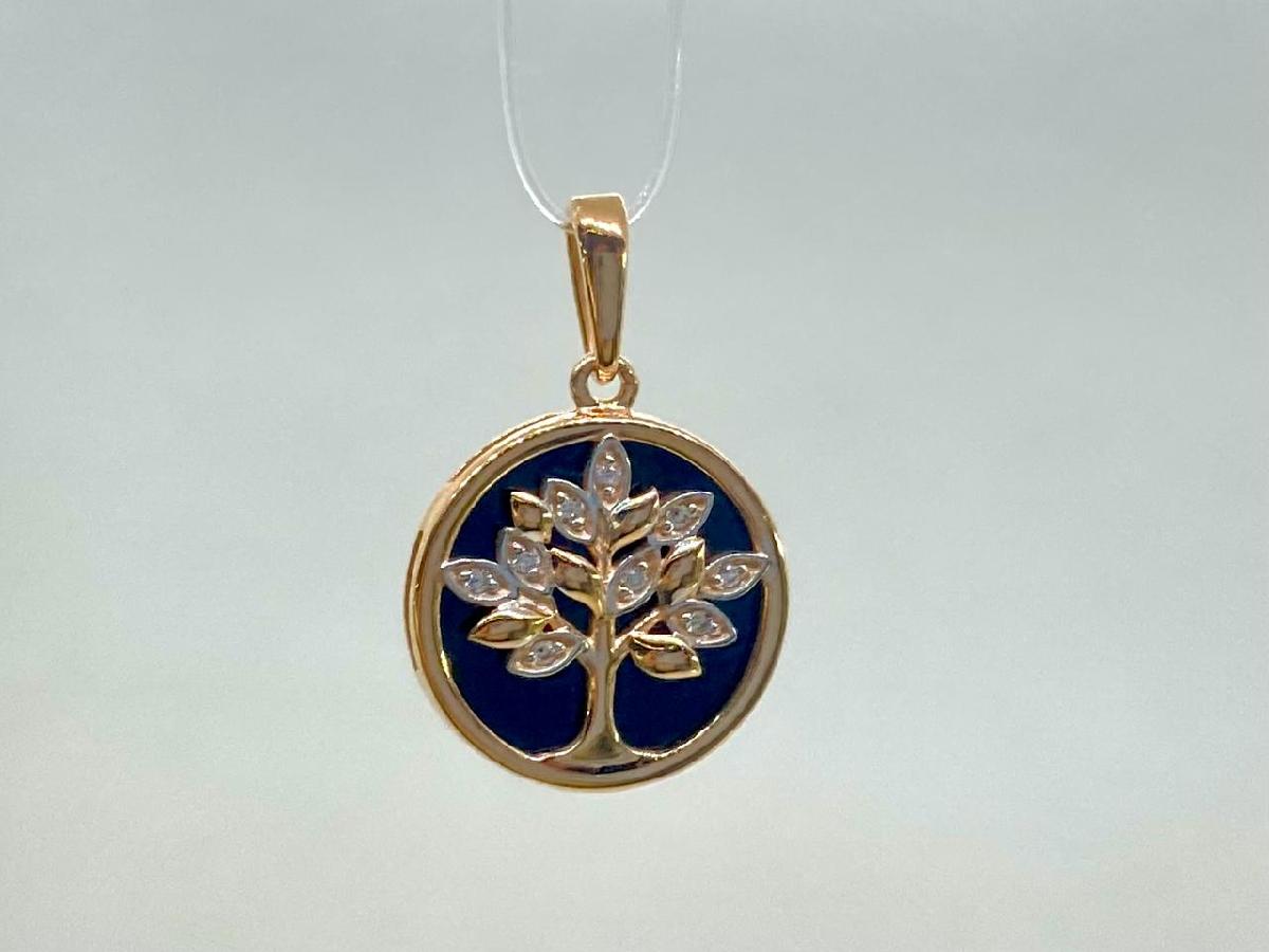 51-330-02481-1 ПОДВЕСКА С КАМНЯМИ (Au 585)