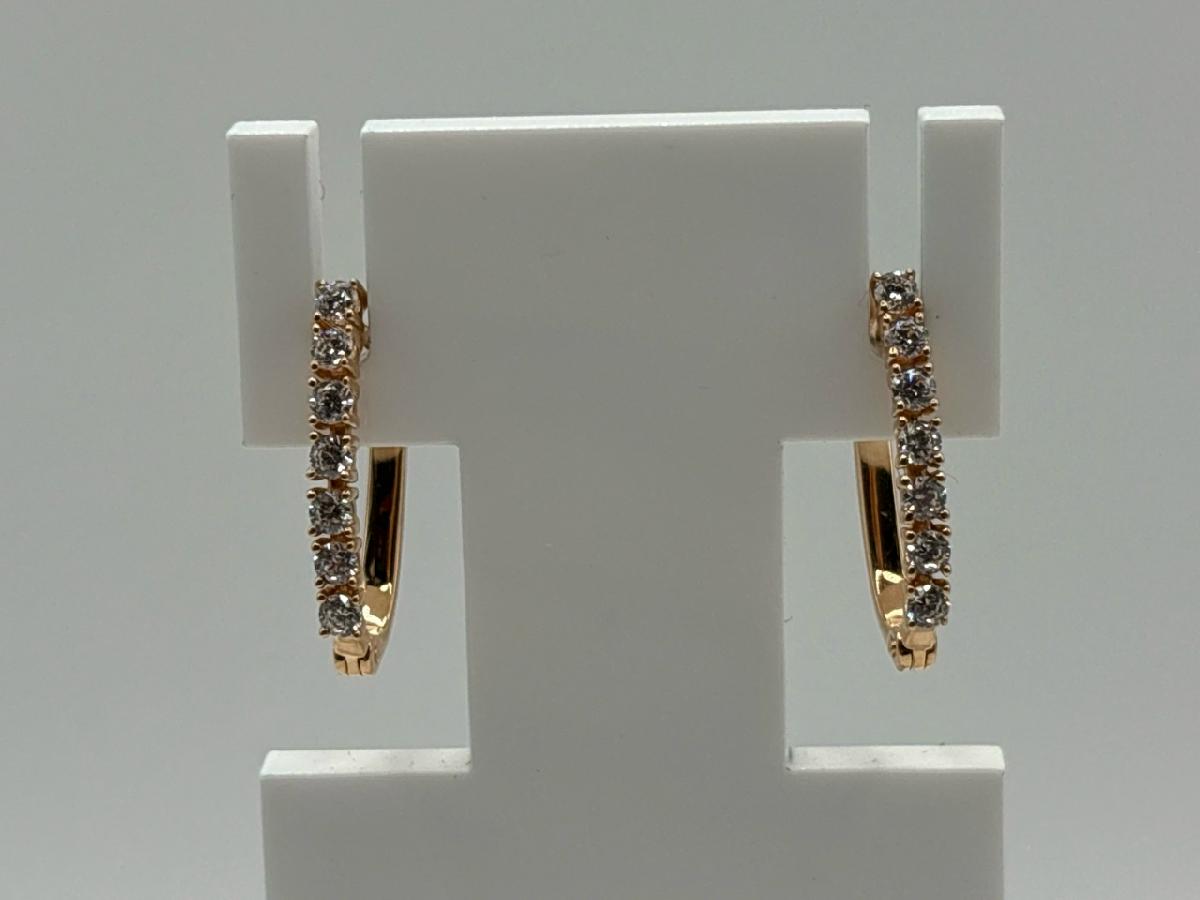 СЕРЬГИ С КАМНЯМИ (Au 585)