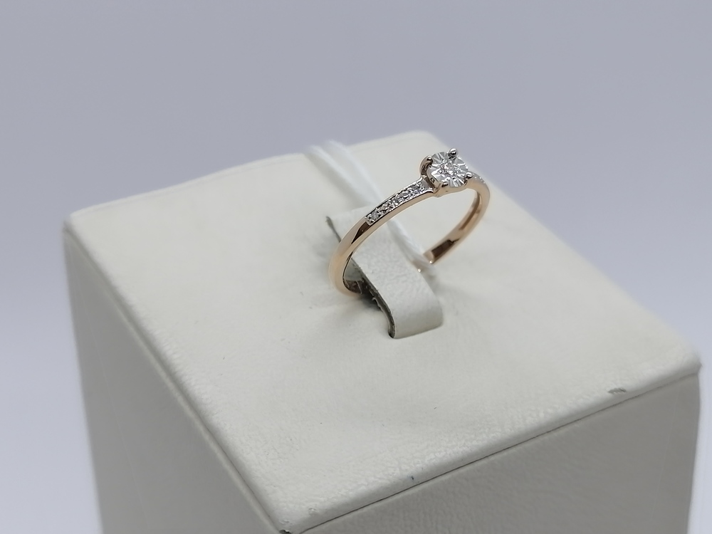 КОЛЬЦО БРИЛЛИАНТ Au 585