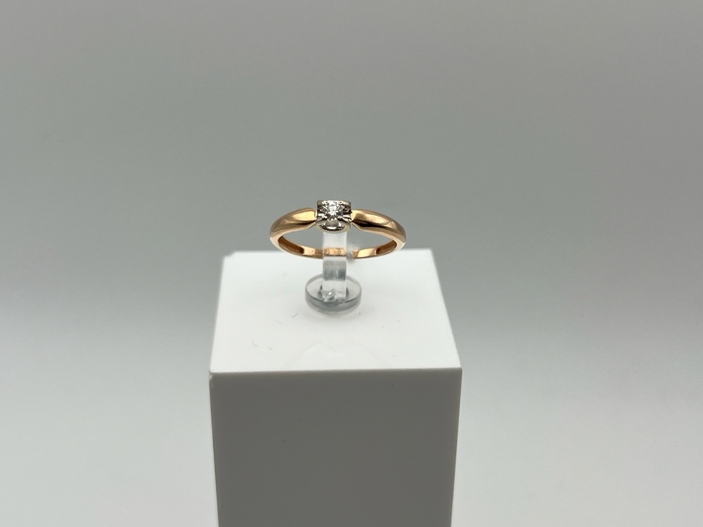 КОЛЬЦО БРИЛЛИАНТ Au 585