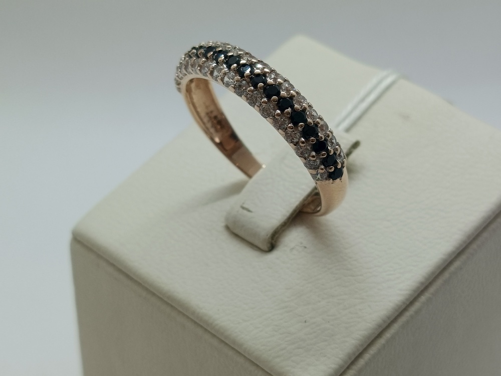 КОЛКМИ585 КОЛЬЦО С КАМНЯМИ (Au 585)