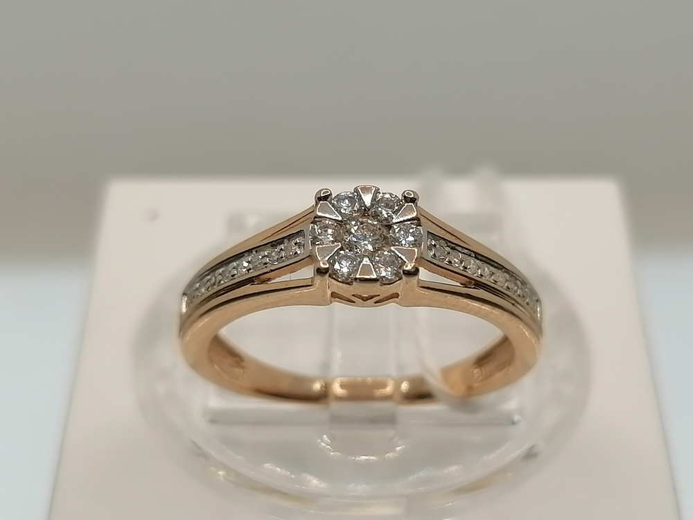 КОЛЬЦО БРИЛЛИАНТ Au 585