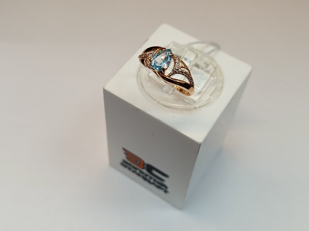 КОЛКМИ585 КОЛЬЦО С КАМНЯМИ (Au 585)