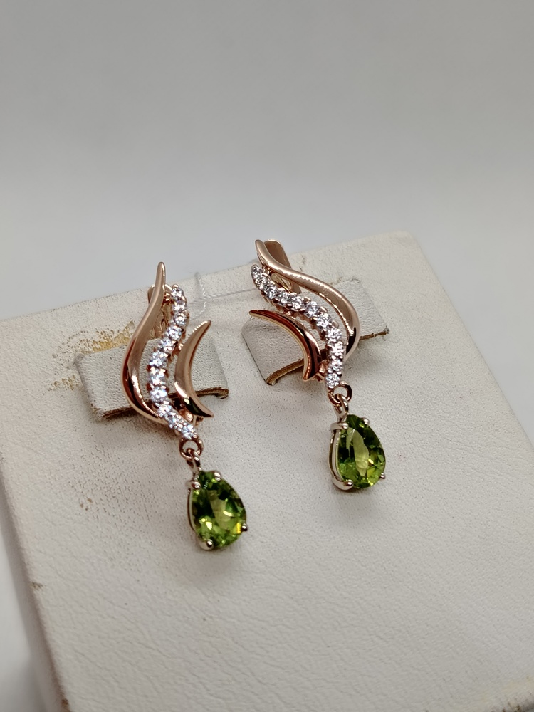 СЕРЬГИ С КАМНЯМИ (Au 585)