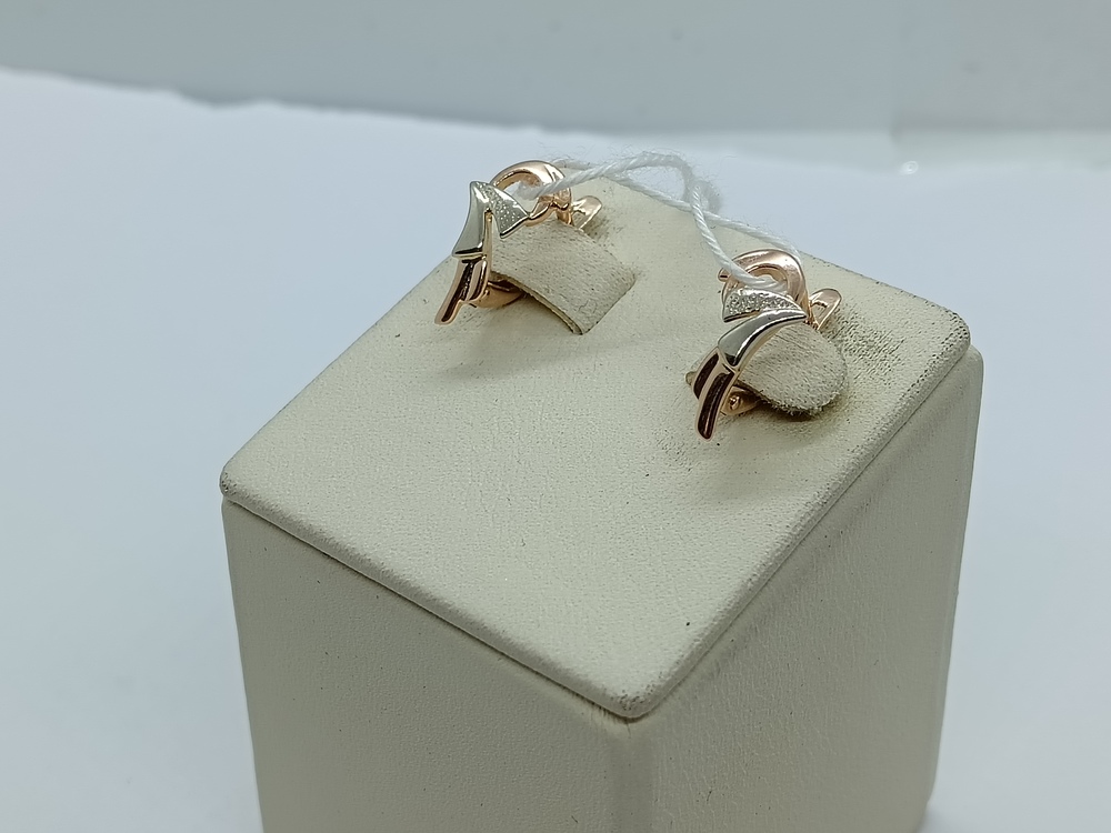 СЕРЬГИ БЕЗ КАМНЯ (Au 585)