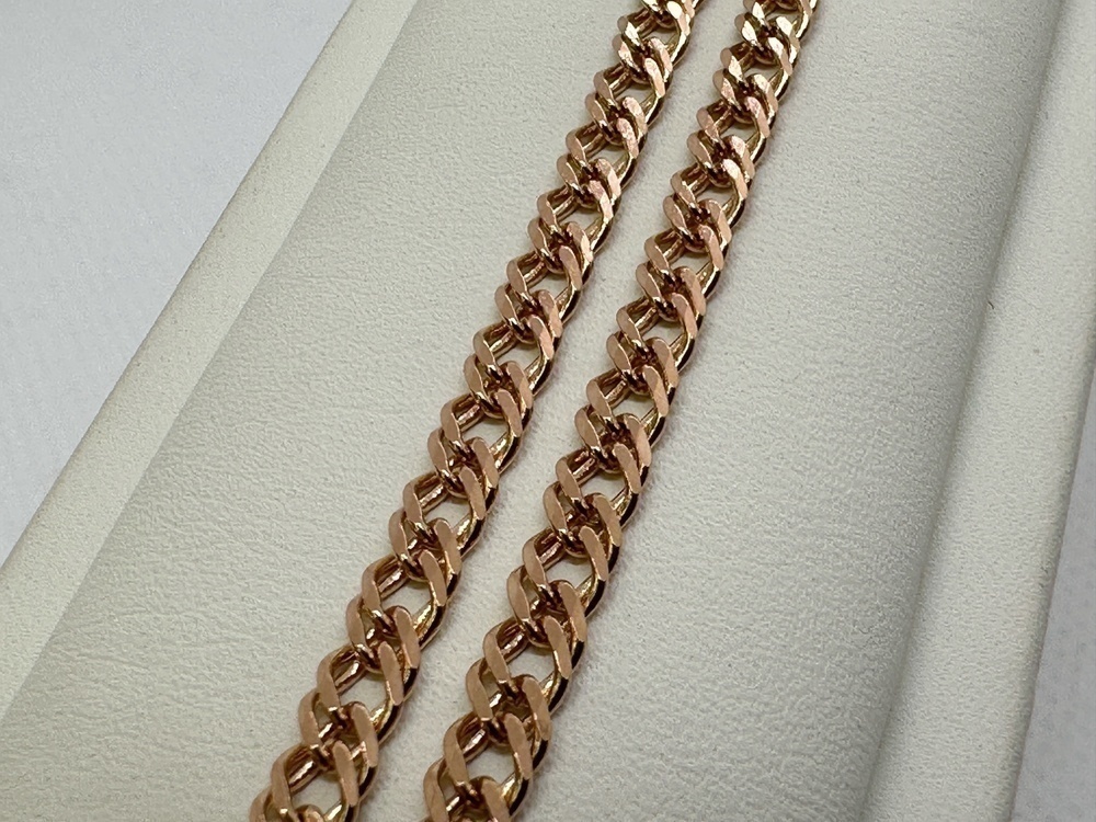 ЦЕПЬ ПОЛНОВЕСНАЯ Ромб двойной (Au 585)