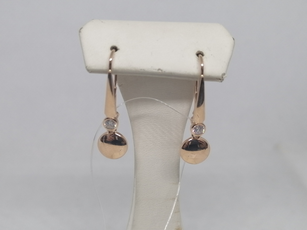 СЕРЬГИ С КАМНЯМИ (Au 585)