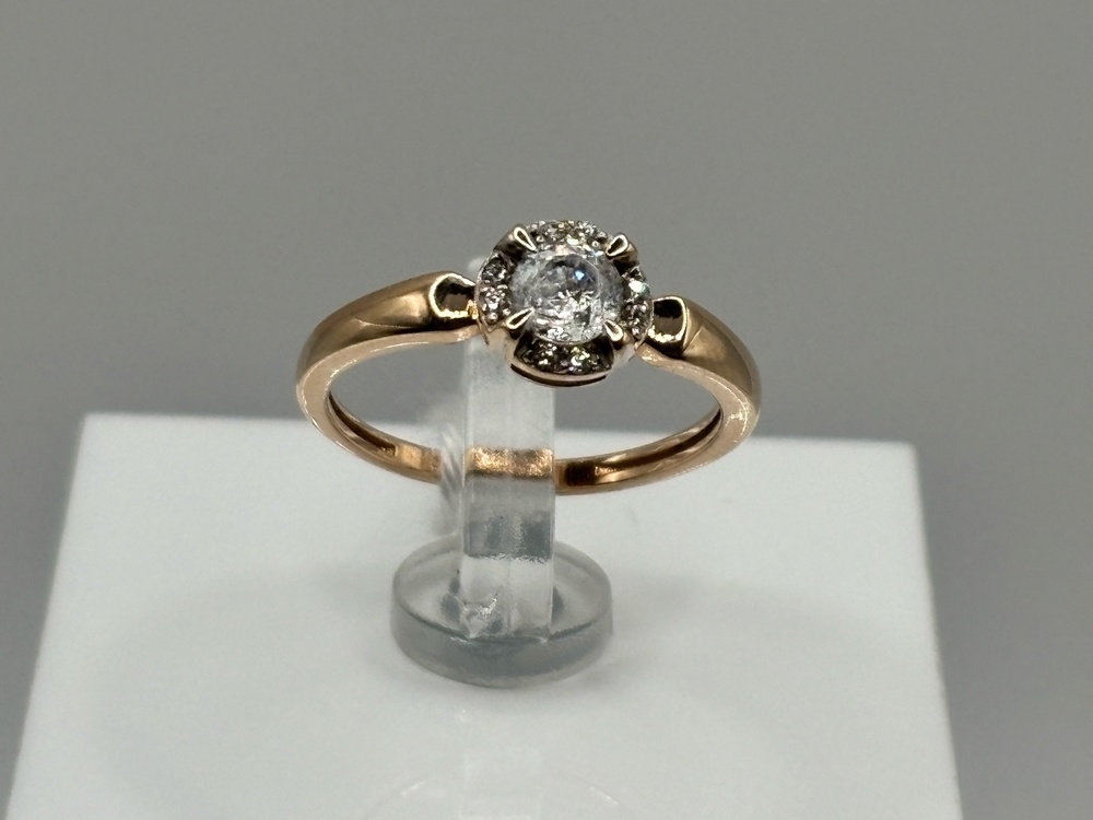 КОЛКМИ585 КОЛЬЦО С КАМНЯМИ (Au 585)