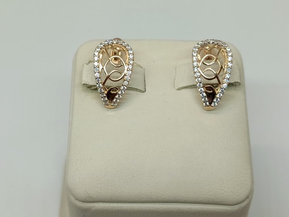 СЕРЬГИ С КАМНЯМИ (Au 585)