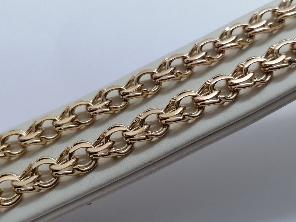 ЦЕПЬ ПОЛНОВЕСНАЯ Бисмарк (Au 585)