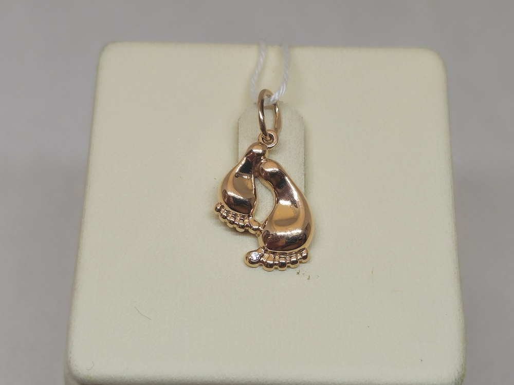 ПОДКМ585 ПОДВЕСКА С КАМНЕМ (Au 585)