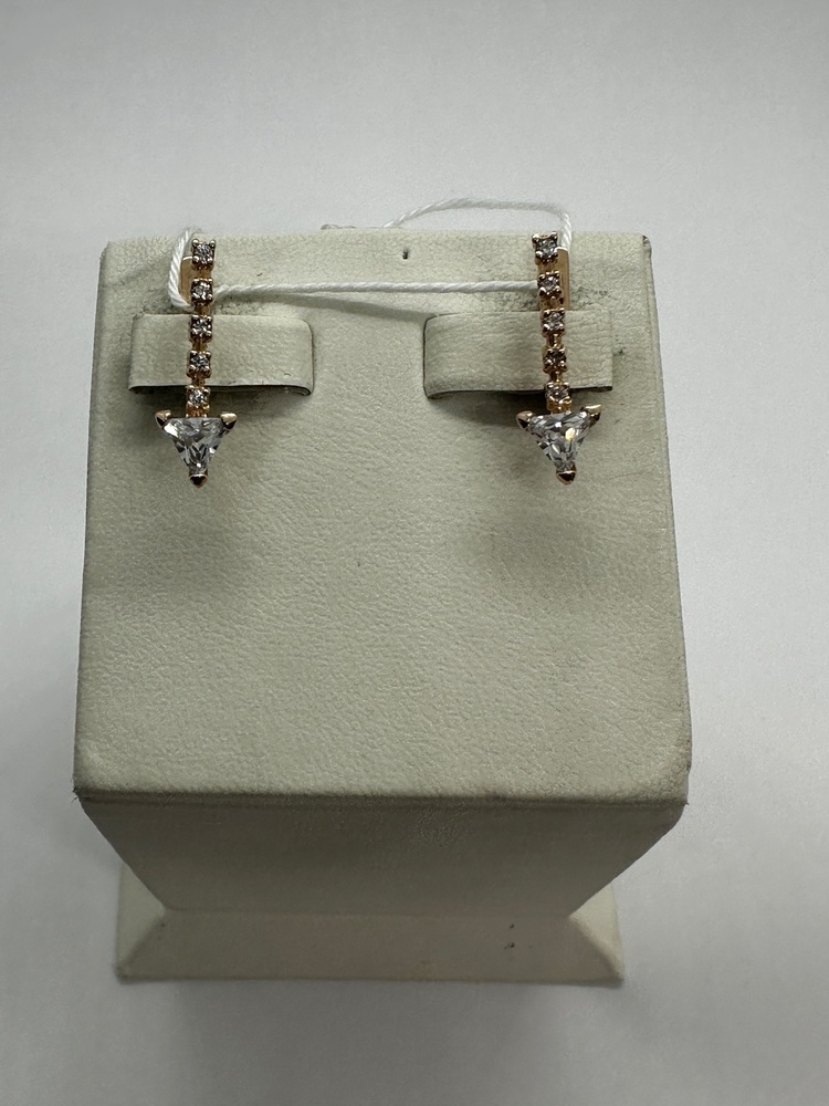 СЕРЬГИ С КАМНЯМИ (Au 585)