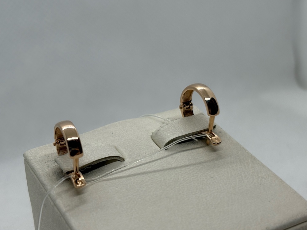 СЕРЬГИ БЕЗ КАМНЯ (Au 585)