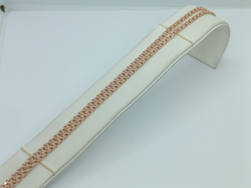 ЦЕПЬ ПУСТОТЕЛАЯ Бисмарк (Au 585)