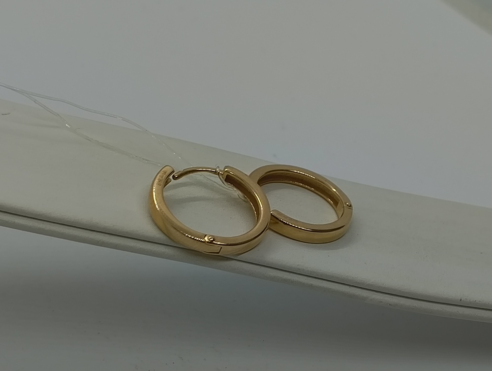 СЕРЬГИ БЕЗ КАМНЯ (Au 585)