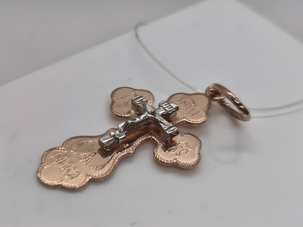 ПОДВЕСКА КРЕСТ (Au 585)