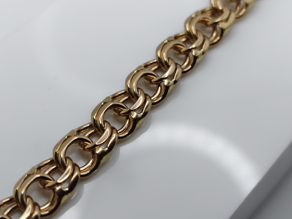 БРАСЛЕТ ПОЛНОВЕСНЫЙ Бисмарк (Au 585)